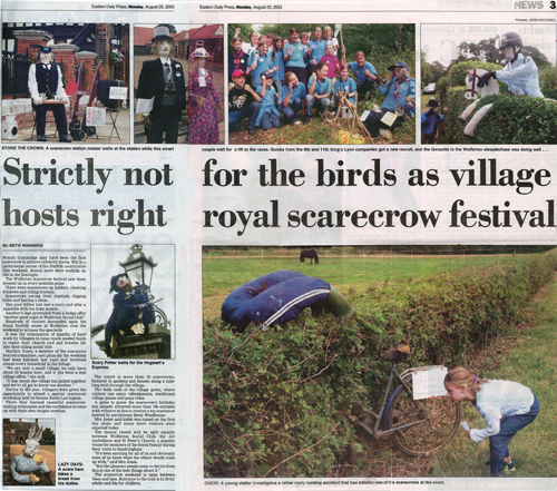 Wolferton Scarecrows